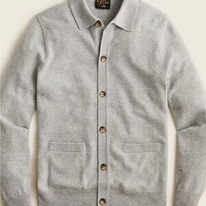 J. Crew NWOT Cashmere collared cardigan sweater BE866
